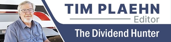 Tim Plaehn Editor The Dividend Hunter on air