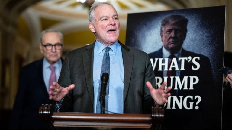 Kaine tells Congress to ‘get its a– off the couch,’ reclaim war powers
